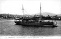 GUARDACOSTAS FRANCÉS: STATIONNAIRE. VISTA HENDAYA: TOMA DESDE HONDARRIBIA