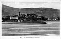 VISTA HONDARRIBIA DESDE BIDASOA. PUNTAL. CASTILLO: IGLESIA. COLEGIO HIJAS CRUZ
 (1933)