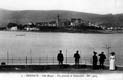 VISTA GENERAL HONDARRIBIA DESDE PASEO DE HENDAIA: BAHÍA DE TXINGUDI. GENTE