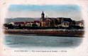 VISTA GENERAL HONDARRIBIA: CASCO ANTIGUO. TOMA DESDE EL RÍO BIDASOA