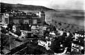 VISTA DESDE EL CASTILLO: EDIFICIO MIRAMAR. BARCOS EN BIDASOA. ESPIGÓN. CABO HIGER. CONSTRUCCIONES DE CASAS DETRÁS DEL EDIFICIO MIRAMAR
 (1961)