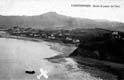 VISTA AÉREA: PASEO PLAYA. PASEO FARO. HOTEL PEÑÓN. GOIZUT O LORAITZ. BAHÍA.