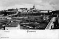 VISTA DESDE SANTA ENGRACIA: BARRIO STA. ENGRACIA. MURALLAS (SIN FRONTON DETRÁS DE ÁRBOLES)