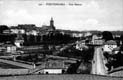 VISTA DESDE ALTO SANTA ENGRACIA: ALAMEDA. CARRETERA IRUN. IGLESIA. CASTILLO (03/10/1994)