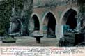 CASTILLO CARLOS V. PATIO. PIEZAS ARTILLERIA (1905)
