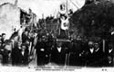 PROCESIÓN DE SEMANA SANTA. PASO DE LA VERÓNICA Y OTROS. PASEO MURALLA (1925)